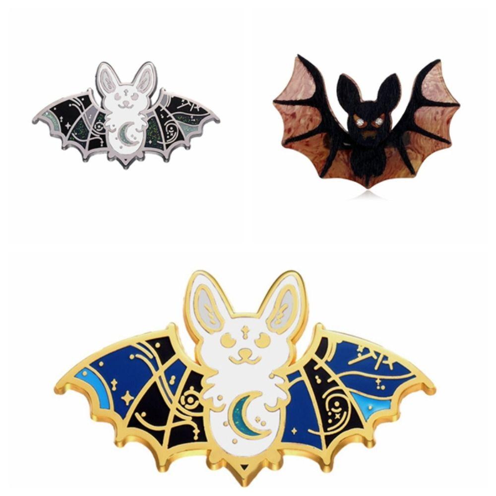 Horror Halloween Bat Brooch Zinc Zinc Alloy Unique Friends
