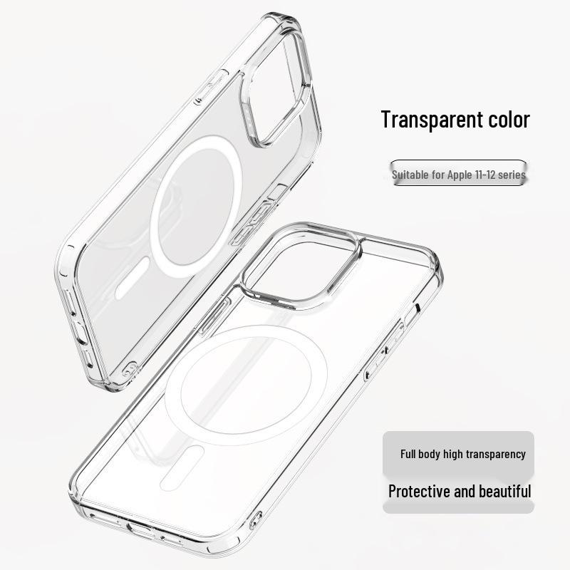 Магнитный прозрачный защитный чехол для iPhone 11 XR и Apple 12 Pro Max