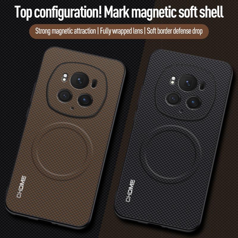 Роскошный магнитный чехол для Honor Magic 6 Pro Magic6Pro 5G Ударопрочный защитный задний чехол для телефона Coque