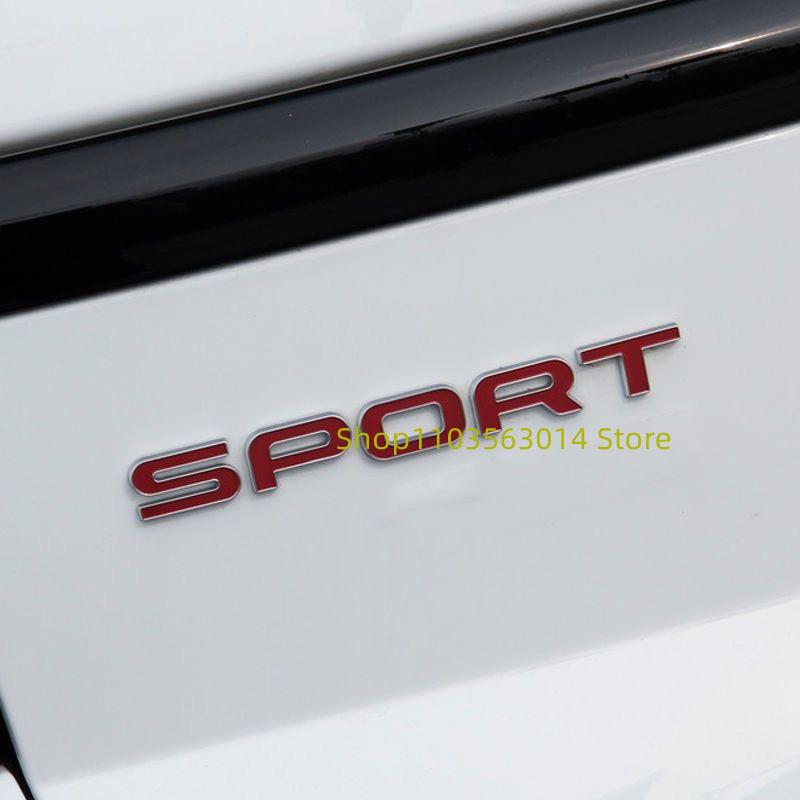 ABBB1 3D ABS Letters SPORT Si4 SDV6 SDV8 Emblem Car Trunk Badge Stickers For Autobiography SPORT
