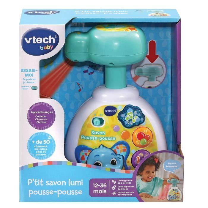 Jeu De Bain - VTECH BABY - P'tit Savon Lumi Pousse-Pousse - Bulles Lumineuses - Musique - Chiffres Et Couleurs