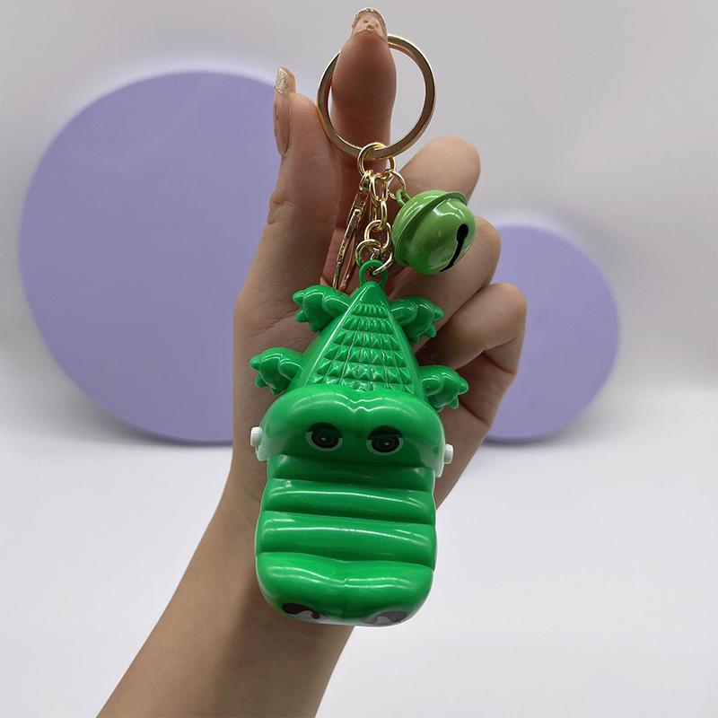 Забавный милый мультяшный рот зуб аллигатора рука брелок детская игрушка кусающий крокодил игровой брелок для женщин мужчин подарочный пакет кулон