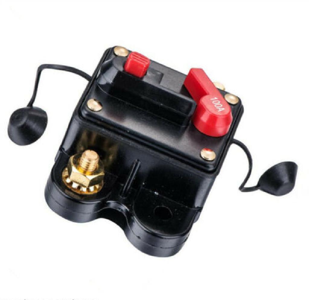 Автоматический выключатель 100 А с ручным сбросом 12 В/24 В Автомобильный Автомобильный Лодочный Аудио Держатель предохранителя