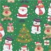 Gift Wrap - Unspecified - Green - 50 Cm - 100 M - Christmas Patterns