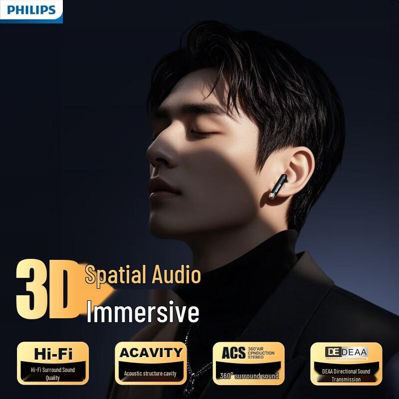 Philips TAT2020 AI Noise Cancelling True Wireless Earbuds