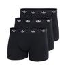 Originals SS25 Comfortable Soft Breathable Mid-Rise Underwear 3-Pack Men Underwear Black 4AR002-000