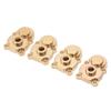 4Pcs RC Knuckle Cover Brass High Strength Rust Resistant RC Axle Gear Cover for FMS 1 24 FCX24 RC Crawler Gold