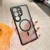 Luxury Matte Clear For Magsafe Phone Case For Samsung S26 S25 A56 A26 A16 Plus Ultra Wireless Charge Magnetic Full Bumper Cover