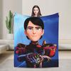 Trollhunters Tales Of Arcadia Blankets  Travel Flannel Throw Blanket For Couch Chair Sofa Bed Warm Soft Bedspread Birthday Gift