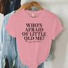2024 New TTPD Music Album T-Shirts Women's Who's Afraid of Little Old Me Print T Shirt Harajuku O-Neck Short Sleeve Fans Tshirt
