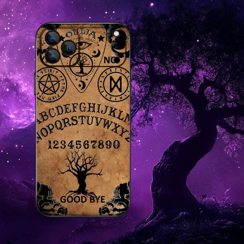 Supernatural Art Ouija Board Phone Case For iPhone 17,16,15,14,13,12,11,Pro,Max,Plus,E,Air,Mini Protective TPU Cover