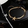 Atoztide Engrave Name Heart Star Bracelet For Women Men Stainless Steel Jewelry Blade Chain Personalized Couple Christmas Gift