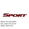 3D Premium SPORT логотип Подходит для ZC31 ZC32 ZC33S Автомобильный Крыло багажник Задний капот Шильдик Наклейка Эмблема Значок Наклейка