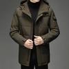Down Jacket Men's Jacket Long Work Clothing Knee Thickened Middle-aged Outdoor