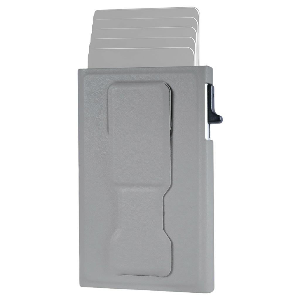 Магнитный выдвижной держатель для карт для мобильных телефонов, задняя подставка, блокировка RFID/NFC