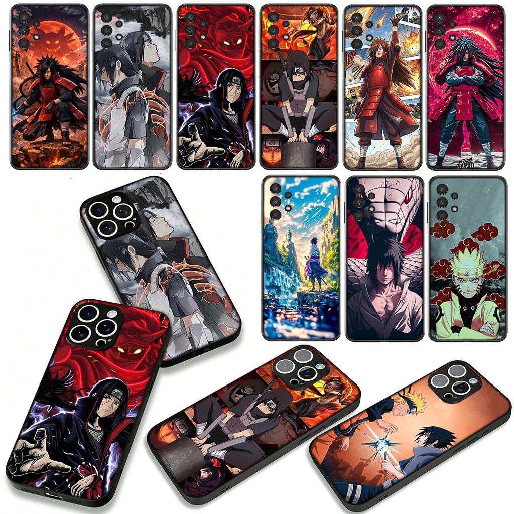 Cover for Apple iPhone 17 16 11 Pro XS Max XR 6 7 8 Plus 16E SE 2020 Air 5 SE2 Phone Case Madaras Narutos Sasuke Uchiha Itachi