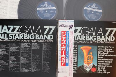 LP Пластинка VARIOUS - Jazz Gala 77 All Star Big Band GXH30078 LONDON 1978 Япония Оби Джаз Б/У