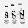 5/10/20/50PCS Tactical S Type Carabiner Camping Equipment Mini Anti-Theft Aluminium Alloy Keychain Hook Hiking Backpack Buckle