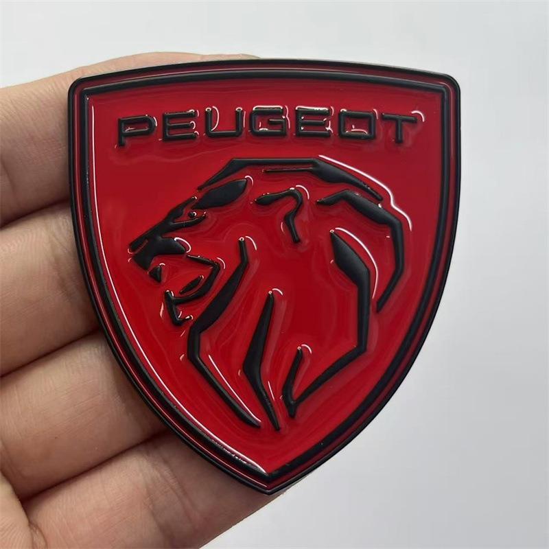 3D Metal Peugeot Emblem Personalized Modification Auto Decoration Sticker Car Body Stickers For Peugeot GT 3008 308 T9 208 508