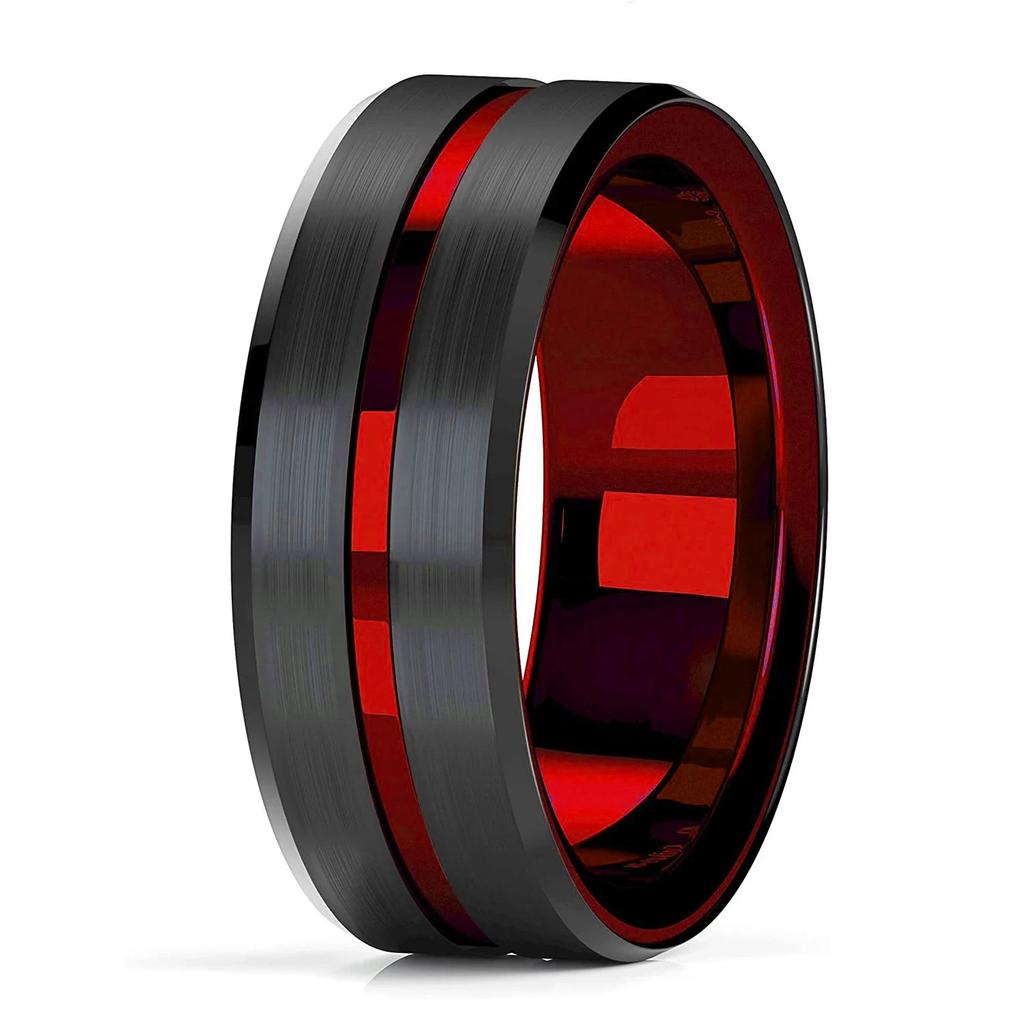 Fashion Couple Rings Romantic Women Blue Rhinestones CZ Rings Set Trendy Men Stainless Steel Rings Wedding Band Jewelry Gifts