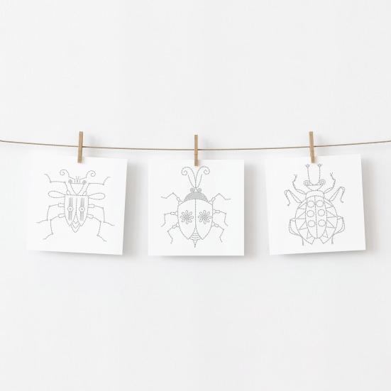 9 шт. вышивальных стежковых карточек с бабочками, птицами, насекомыми, стежковых карточек, самодельных вышивальных карточек для начинающих любителей вышивки