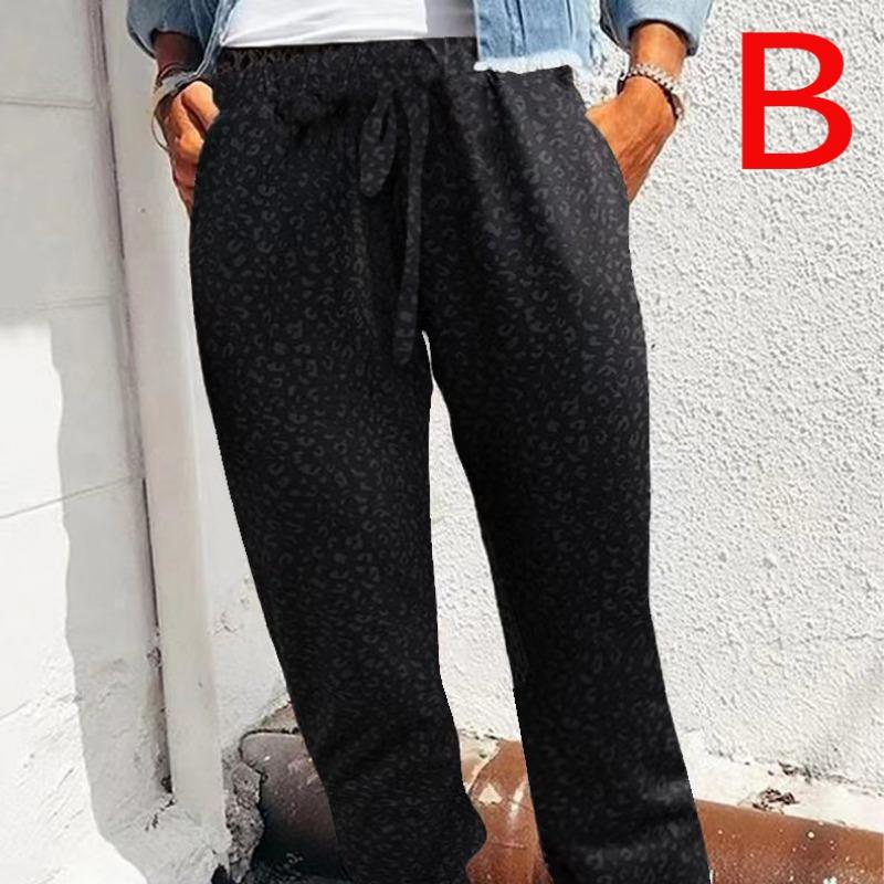 DAFIFY Женская мода на лето и весну, повседневные брюки с леопардовым принтом и высокой талией, брюки и капри