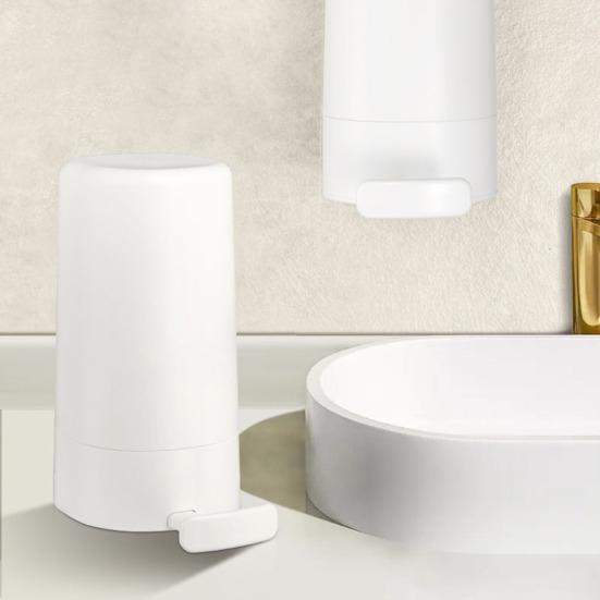 Настенный дозатор мыла для душа, простая установка, влагостойкий контейнер для мыла с крышкой, регулируемая мыльница