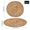 Плетеные ротанговые подставки круглые теплоизолированные подставки для чайных чашек коврики для стола подходят для ресторана дома свадебного декора