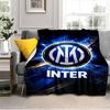 Inter Milan Crest Blanket Lightweight Ideal Bedding Blanket Perfect for Travel, Camping, Living Rooms, Offices, Sofas, Fan Christmas gift