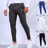 Men's Slim Fit Casual Pants, Stretch Comfortable Trousers, Multiple Colors (Black, Blue, Beige, Gray)