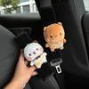 Cute Cartoon Plush Seat Belt Shoulder Pad Cover Soft Safety Strap Protector Anti-Pinch Neck Cushion For Car Interior Decoration