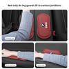 Car Leg Cushion Knee Pad Memory Foam Leather Interior Rest Comfort For BMW iX1 i7 F07 F48 F39 F34 F40 F45 F46 G30 G20 Stickers BI7