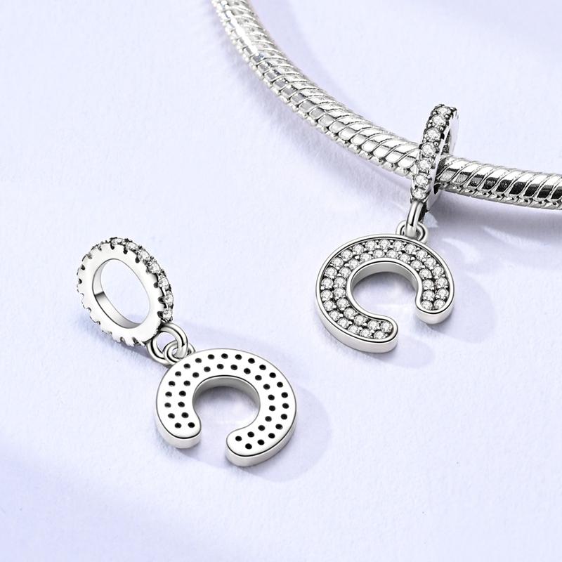 Новые 26 А-Я Буквенные Шармы Подвески Медные Подходят для Оригинальных Браслетов Изготовление Бусин Юбилей Женские Ювелирные Изделия Подарок