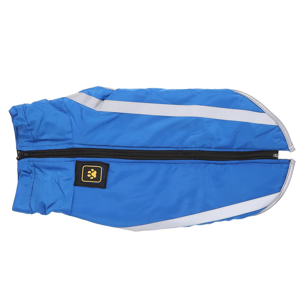 Dog Jacket Polyester Reflective Autumn Winter Warm Comfortable Pet Warm Clothes for Large Dogs