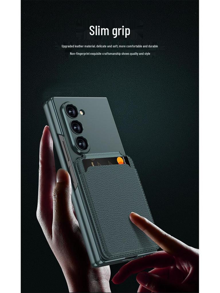 Магнитный чехол-подставка для карт для Samsung Z Fold7/6/5 - Многофункциональный, Съемный, Ультратонкая защита