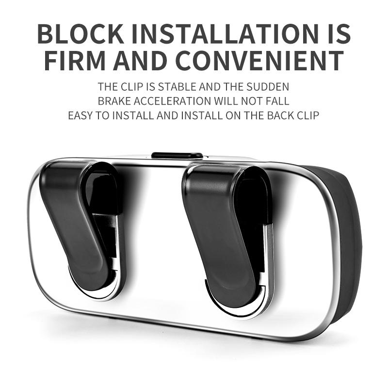 Multifunction Car Glasses Box Portable Car Sunglasses Holder Car Driving Glasses Holder Press Switch Eyeglass Case Sun Visor