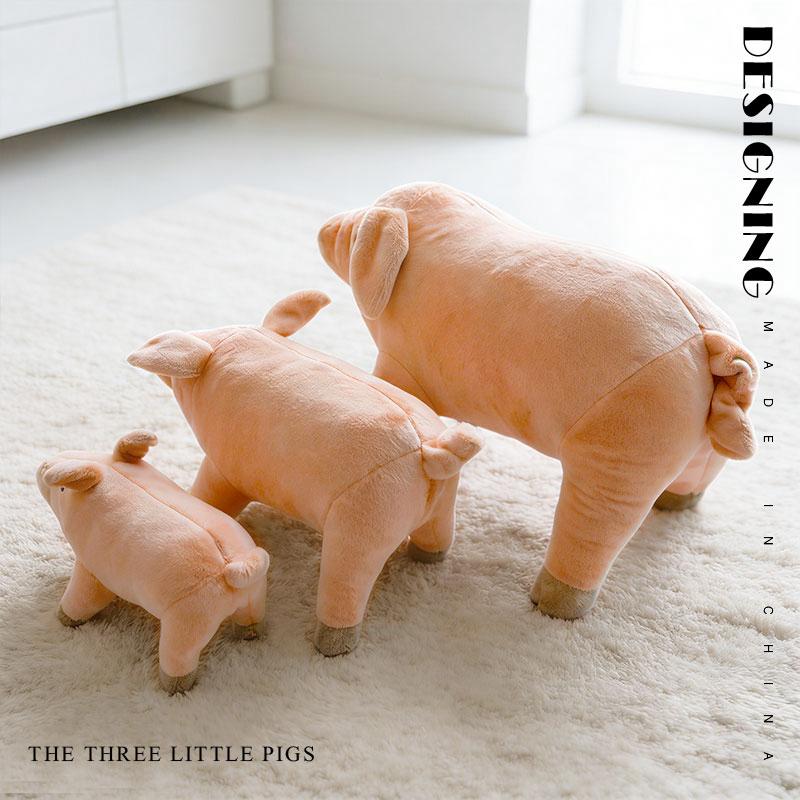 25/40/60cm Cute Pig Plush Toy Cartoon Pig Plush Doll Stuffed Soft Animal Pig Doll Home Room Decor Birthday Gift