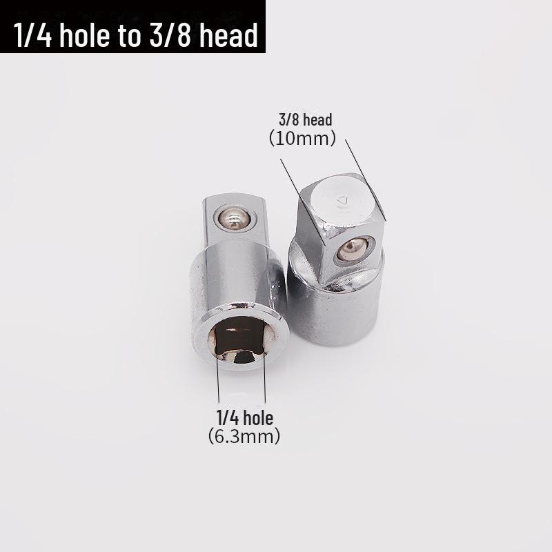 Набор адаптеров для торцевых ключей с храповым механизмом CRV: 1/2", 3/8", 1/4"