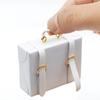 Миниатюрный чемодан для кукольного домика, деревянный портфель, украшение для сумки «сделай сам», масштаб 1/6 1/12, аксессуары для кукол, реквизит для фотографий, микропейзажный декор