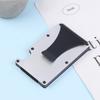 Минималистичный кошелек для мужчин и женщин - Тонкий RFID-кошелек, устойчивый к царапинам, держатель для кредитных карт и зажим для денег, легко извлекаемые деньги