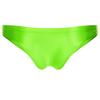 Mens Glossy Low Rise Briefs Solid Color Elastic Waistband Underpants Underwear Swimwear