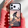 Спортивная Велосипедная Арт Чехол для Телефона iPhone 17 Air 16e 15 14 13 Pro Max Задняя Крышка для 12 11 Pro Coque