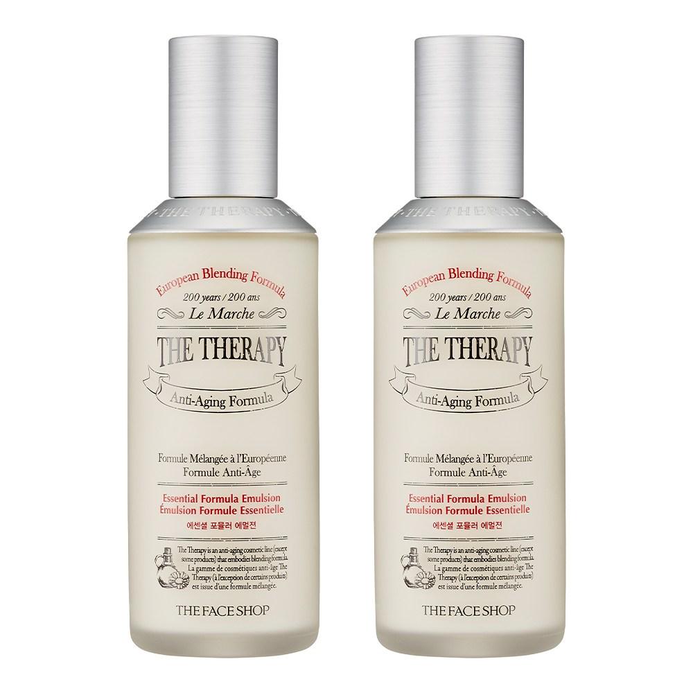 The Face Shop The Therapy Essential Formula Emulsion, 130ml, 2 Units