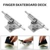 2Pcs Truck Bolts Bearing Deck Brackets with Nuts Finger Skateboard Parts  for 29mm Fingerboard