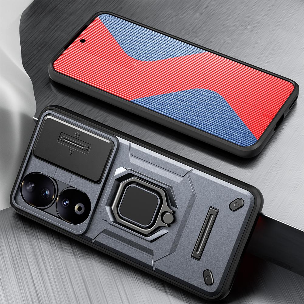 KEYSION Противоударный защитный чехол для Honor 90 90 Lite 5G, защитное кольцо для объектива камеры, чехол-подставка для телефона для Huawei Honor 90 5G