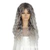 Синтетические седые волосы, длинные волнистые парики для женщин, натуральный пушистый вьющийся парик с волнистыми волосами, термостойкий для косплея на Хэллоуин