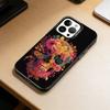 Мексиканский череп Катрины Арт Чехол для телефона Для iPhone 17,16,15,14,13,12,11 Plus,Pro Max,XS,Красочный Серебряный Чехол для телефона Funda Cover