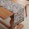 Винтажный длинный стол флаг жаккард вышивка Sense длинные скатерти