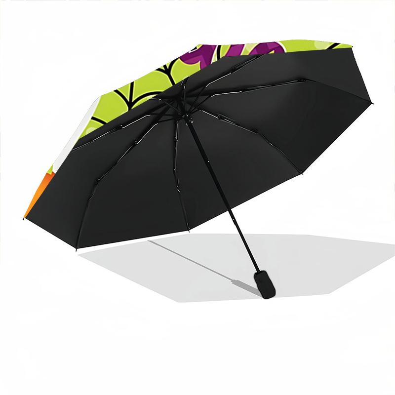 1pc Happy Halloween Automatic Opening and Closing Cartoon Practical Umbrella - Small Umbrella Suitable for Various Occasions A049