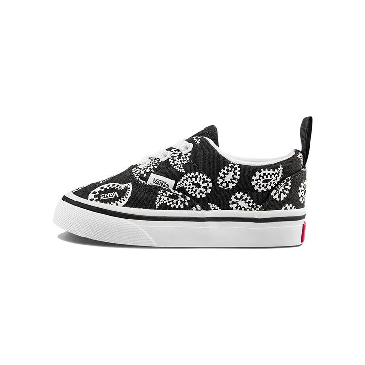 Vans Era Low Top Fashion Sneakers Black Cashew Flower Baby Sneakers VN0A4P39BLK